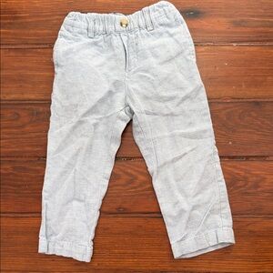 J. Bailey linen rayon blend flat front chino pants sz 2T